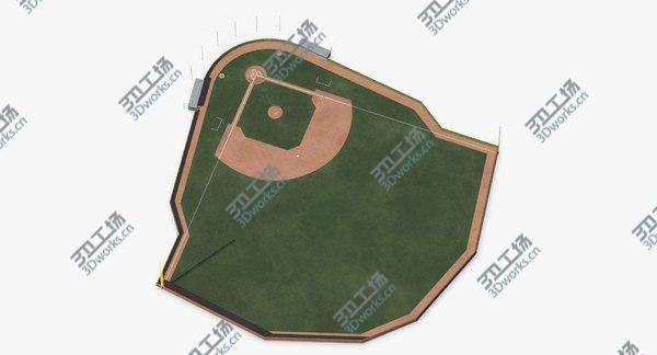 images/goods_img/20210312/3D model Baseball Field with Brick Wall with Ivy/1.jpg